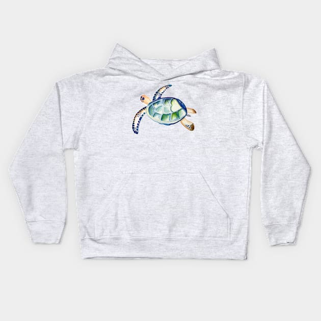 Tortoise Kids Hoodie by digitaldoodlers